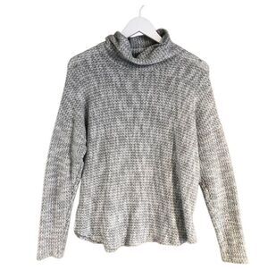 Ginger G gray knit slouch neck super light sweater - S